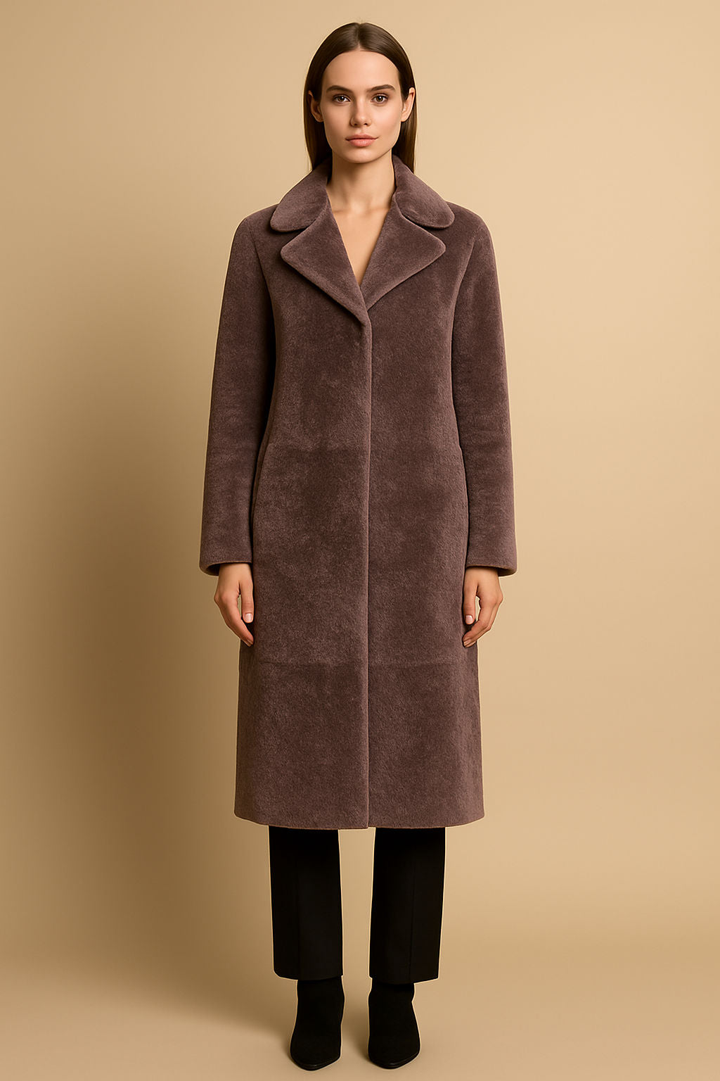 Luxury Astrakhan Long Fur Coat